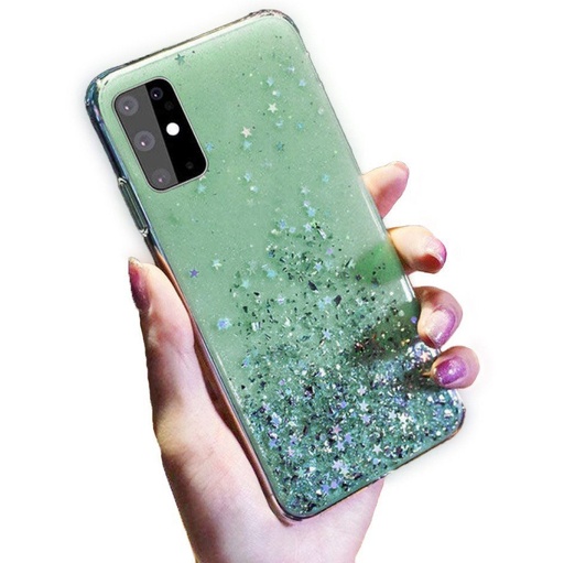 Apple iPhone 11 sequins glue glitter sjajan silikonski zaštitna maskica (Zelena)