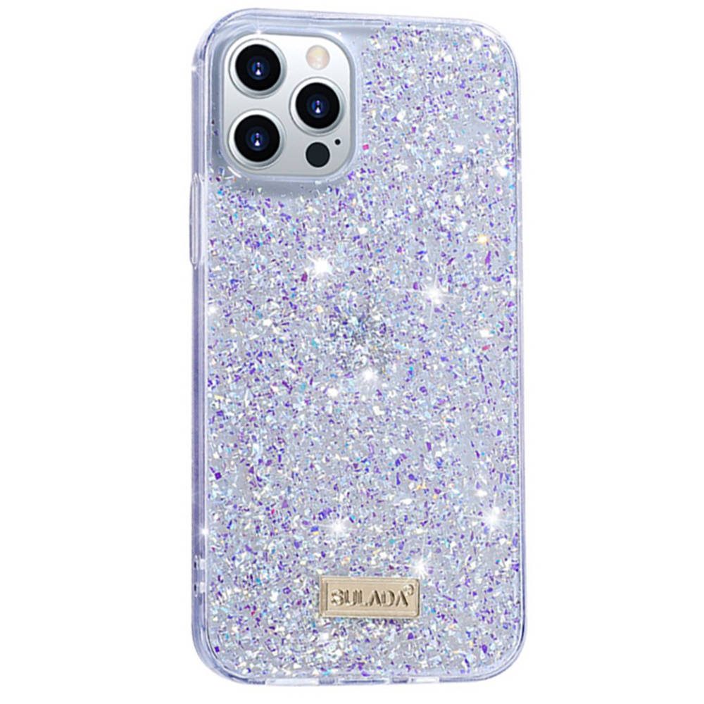 Apple iPhone 12/12 Pro Sulada luminous glitter hátlap tok (Lila)