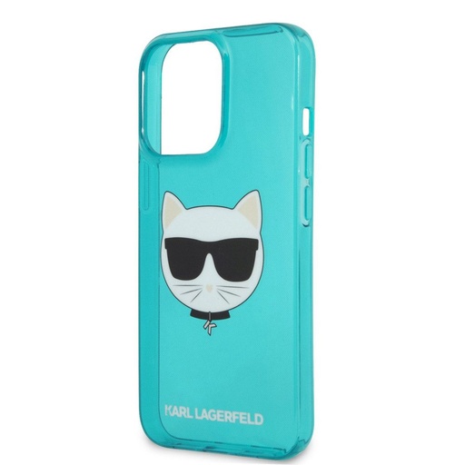 Apple iPhone 13 Pro Karl Lagerfeld Choupette Head futrola (Plava) – KLHCP13LCHTRB