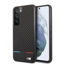 Samsung Galaxy S22 5G BMW M PC/TPU tok – Tricolor Stripe (Fekete) - BMHCS22SPUCARTCBK