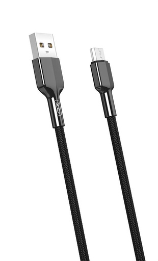 XO NB182 micro USB podatkovni kabel (Crna) – 2.4A