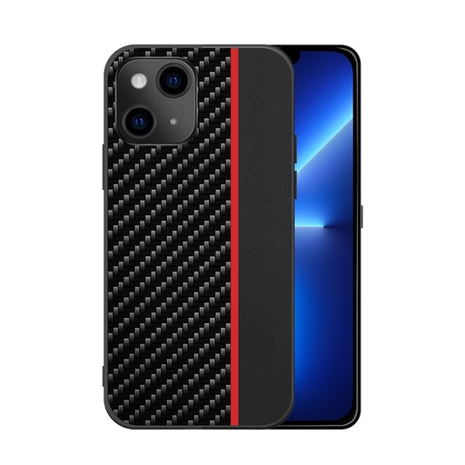 Apple iPhone 7 / iPhone 8 / iPhone SE 2020 / iPhone SE 2022 MOTO carbon zaštitna maskica (Crna Crvena S prugom)