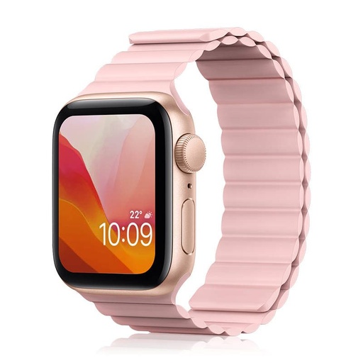 Apple Watch Series 1/2/3/4/5/6(38/40mm) Kingxbar magnetski remen, ružičasta