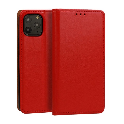 Apple iPhone 12/12 Pro originalni koža preklopna futrola (Crvena)