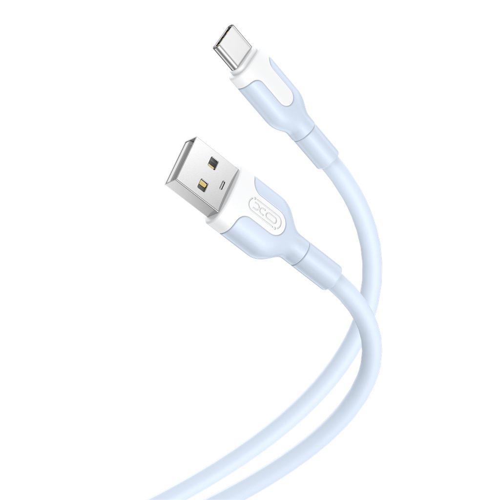 XO NB212 USB-C adatkábel (Kék) – 2.1A