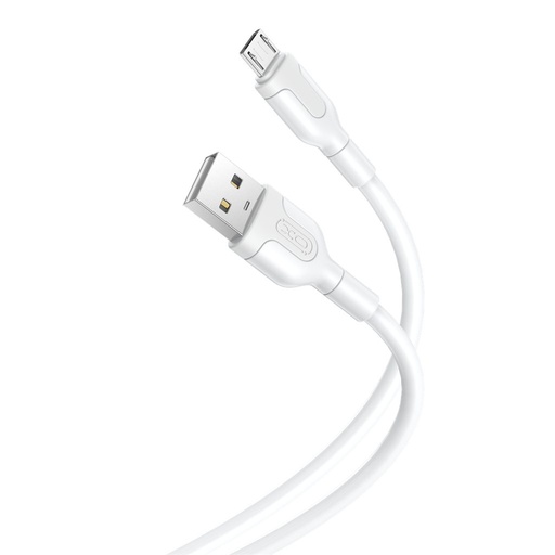 XO NB212 micro USB podatkovni kabel (Bijela) – 2.1A