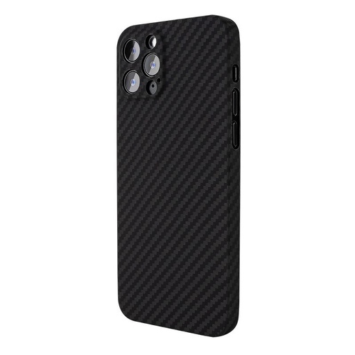 Apple iPhone 12 aramid carbon otporan na udarce ultratanak zaštitna maskica (Crna)