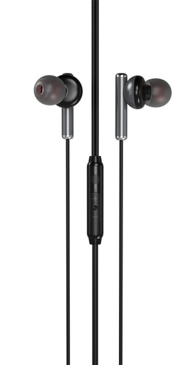 XO EP32 žičani slušalice, s mikrofonom, 3,5mm Jack s priključkom, crna