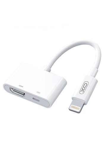 XO HUB005 Lightning–HDMI pretvarač (Bijela) – 1080p s razlučivošću