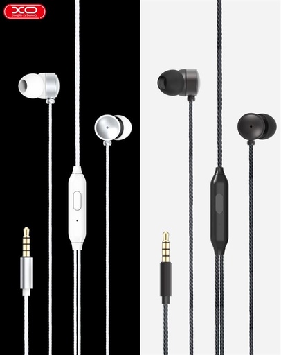 XO EP11 žičani slušalice, s mikrofonom, 3,5mm Jack s priključkom, bijela