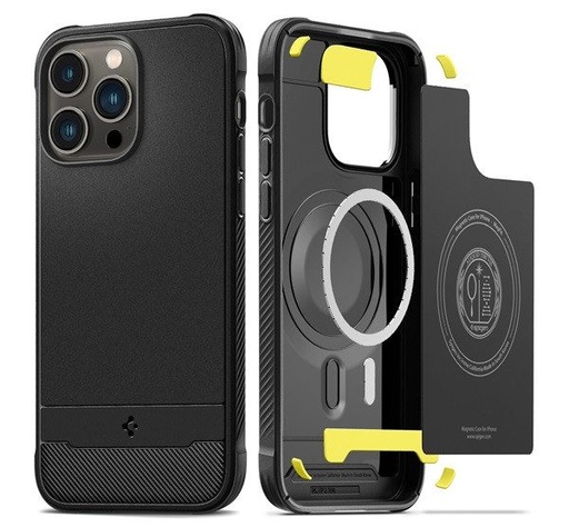 Apple iPhone 14 Pro Spigen Rugged armor otporan na udarce futrola (Crna)