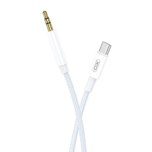 XO NB-R211B USB-C–3.5 mm audio kabel (Bijela–Plava)