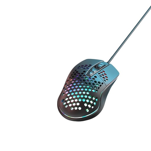 XO M4 žičani miš (Crna) – USB priključak, RGB, honeycomb izvedba, gamer izvedba