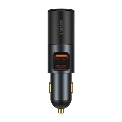 Baseus CCBT-C0G auto brzi punjač (PD + QC punjenje), siva