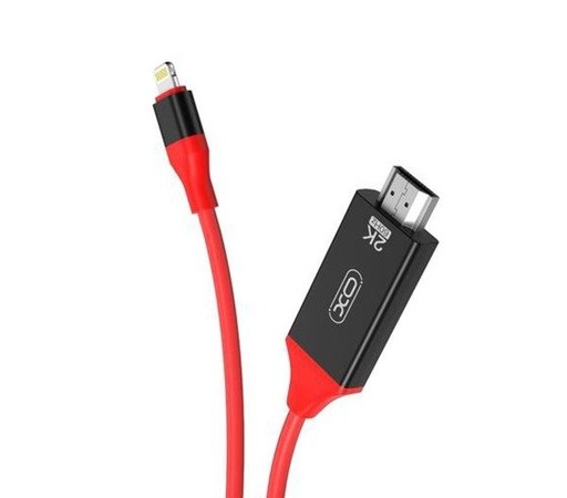 XO GB006 lightning priključak - HDMI pretvarač, crna