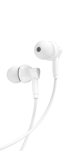 XO EP33 žičani slušalice, s mikrofonom, 3,5mm Jack s priključkom, bijela