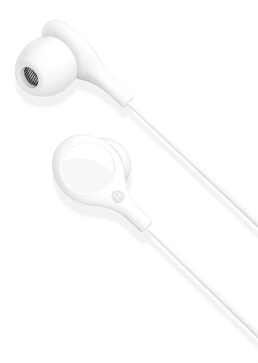 XO EP46 žičani slušalice, s mikrofonom, 3,5mm Jack s priključkom, bijela