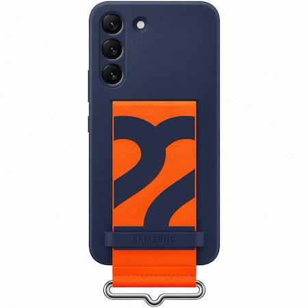 Samsung Galaxy S22 Silicone Cover futrola s remenom (Plava)
