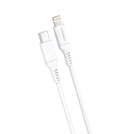 XO TK04 MFI Lightning–USB-C kabel (Bijela)