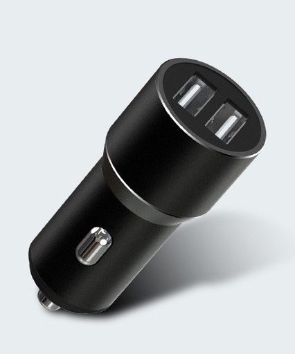 XO CC30 auto punjač (2xUSB port), crna