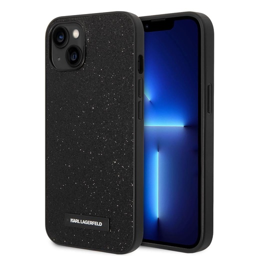 Apple iPhone 14 Plus Karl Lagerfeld Glitter Plague futrola (Crna) – KLHCP14MG2ELK