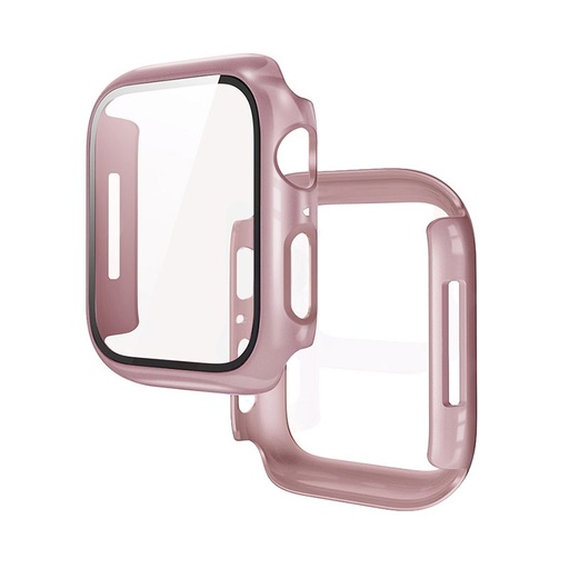 Apple Watch 7/Watch 8 41mm Hoco WS3 Shadow futrola ugrađen sa zaštitnim staklom (Rosegold)
