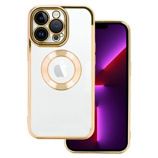 Apple iPhone 14 Beauty proziran zaštitna maskica (Zlatna)