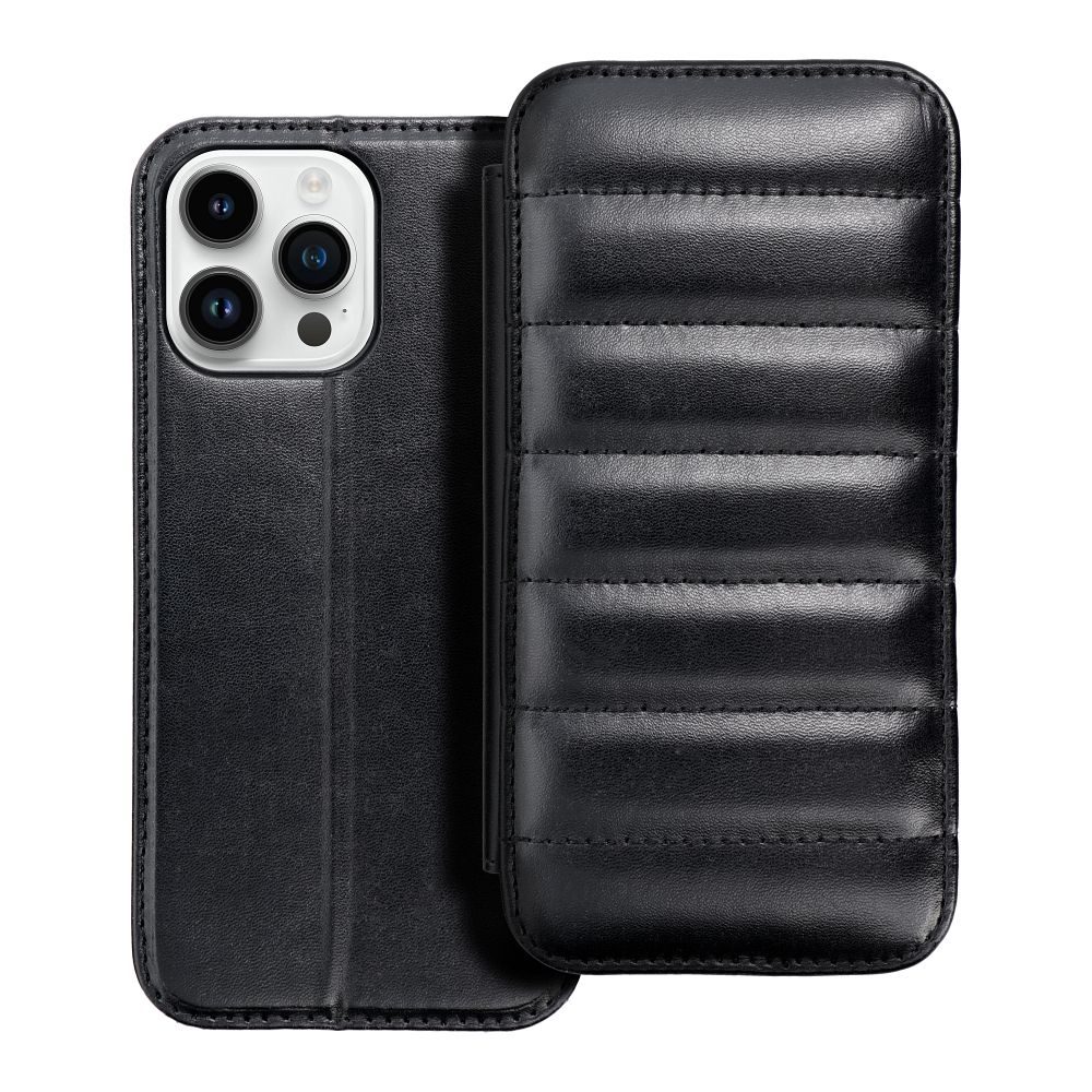 Apple iPhone 11 Puffer book notesz tok (Fekete)
