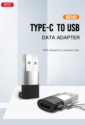 XO NB149-E USB-C–USB 2.0 pretvarač adapter (Crna)