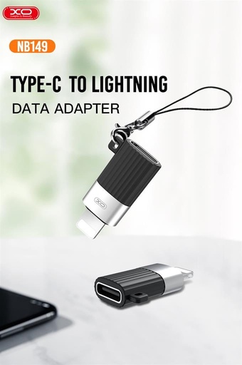 XO NB149-D USB-C–Lightning pretvarač adapter (Crna)