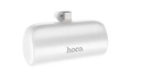 HOCO J106 5000 mAh kapacítású kompakt powerbank, type-c csatlakozóval, kitámasztóval fehér