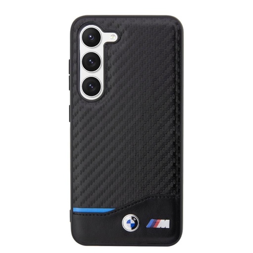 Samsung Galaxy S23+ BMW M PU Carbon futrola – Plava Line (Crna) - BMHCS23M22NBCK