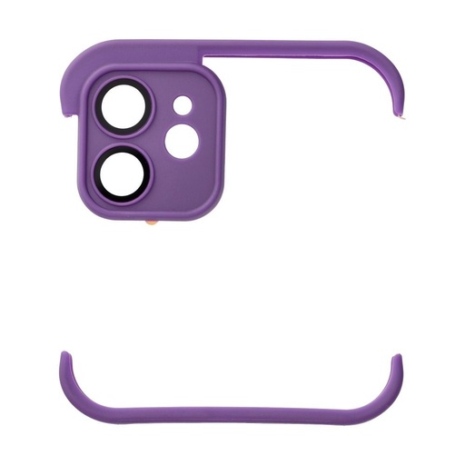 Apple iPhone 12 Mini Bumpers futrola sa zaštitom kamere (Ljubičasta)