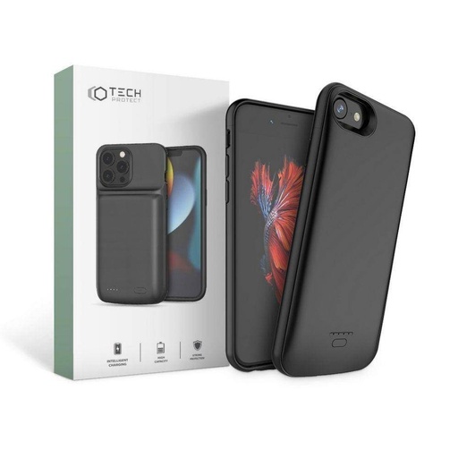 Apple iPhone 7/8/SE 2020/SE 2022 Tech protect powercase power bank zaštitna maskica (Crna)