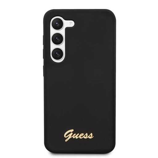 Samsung Galaxy S23 Guess Liquid Silicone Metal Logo futrola (Crna) - GUHCS23SSLSMK
