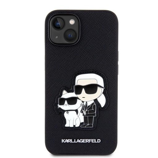 Apple iPhone 14 Karl Lagerfeld PU Saffiano Karl and Choupette NFT futrola (Crna) – KLHCP14SSANKCPK