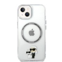 Apple iPhone 14 Karl Lagerfeld MagSafe Compatible IML Karl and Choupette NFT tok (Átlátszó) – KLHMP14SHNKCIT