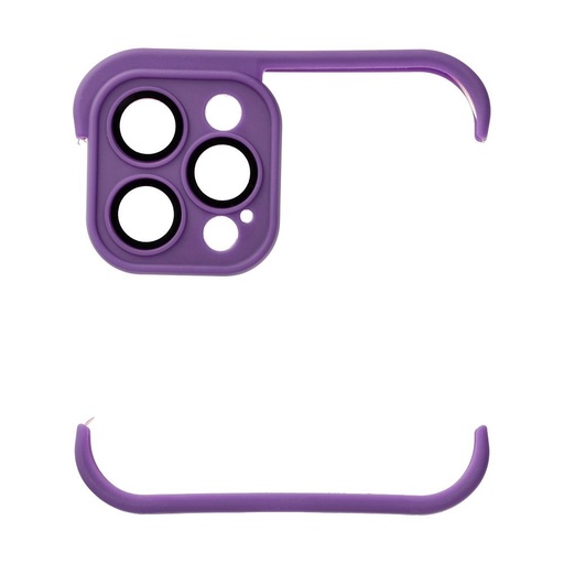 Apple iPhone 12 Pro Mini Bumpers futrola sa zaštitom kamere (Tamnoljubičasta)