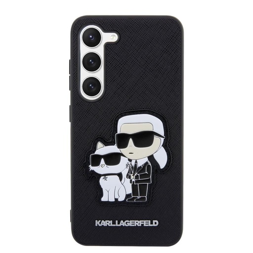 Samsung Galaxy S23 Karl Lagerfeld PU Saffiano Karl and Choupette NFT futrola (Crna) – KLHCS23SSANKCPK