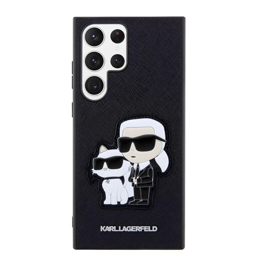 Samsung Galaxy S23 Ultra Karl Lagerfeld PU Saffiano Karl and Choupette NFT futrola (Crna) – KLHCS23LSANKCPK