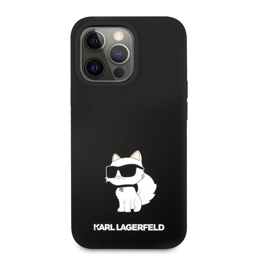Apple iPhone 13 Pro Karl Lagerfeld Liquid Silicone Choupette NFT futrola (Crna) – KLHCP13LSNCHBCK