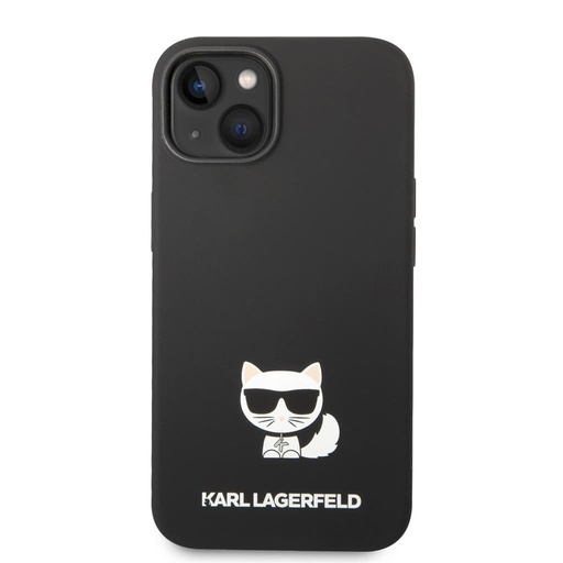 Apple iPhone 14 Karl Lagerfeld Liquid Silicone Choupette futrola (Crna) – KLHCP14SSLCTBK
