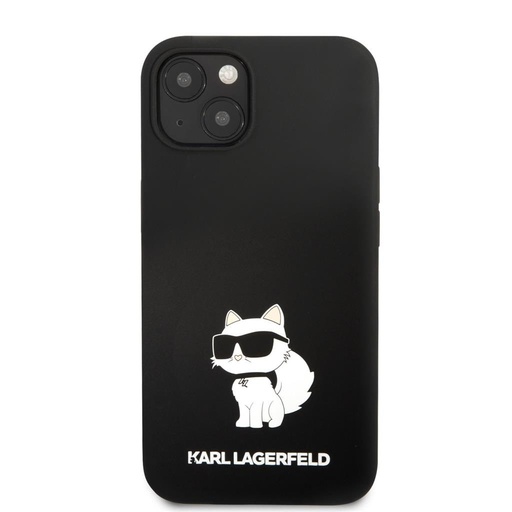 Apple iPhone 13 Karl Lagerfeld Liquid Silicone Choupette NFT futrola (Crna) – KLHCP13MSNCHBCK