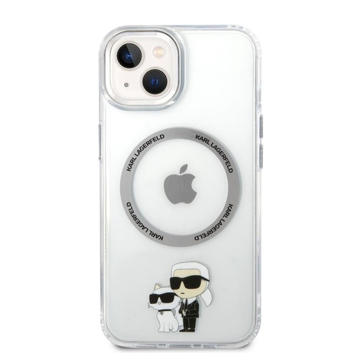 Apple iPhone 14 Plus Karl Lagerfeld MagSafe Compatible IML Karl and Choupette NFT futrola (Proziran) – KLHMP14MHNKCIT