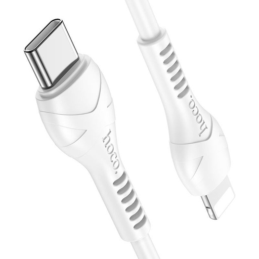 Hoco X55 lightning kabel (PD brzi punjač), 1M, 3A, 20W, bijela
