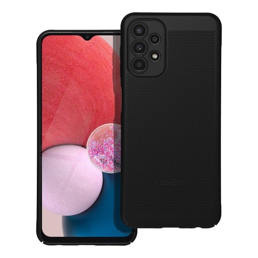 Samsung Galaxy A13 4G Breezy perforiran plastika zaštitna maskica (Crna)