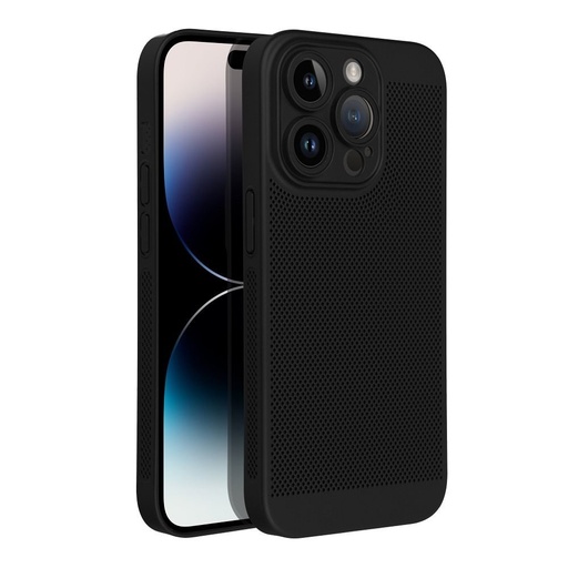 Samsung Galaxy S23 5G Breezy perforiran plastika zaštitna maskica (Crna)