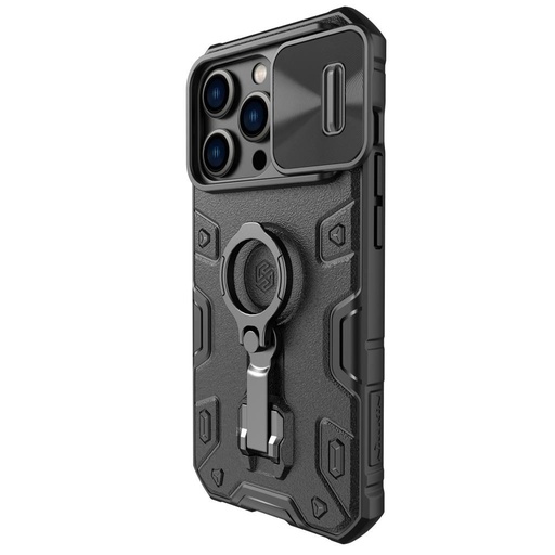 Apple iPhone 14 Pro Nillkin CamShield Armor Pro MagSafe zaštitna maskica (Crna)