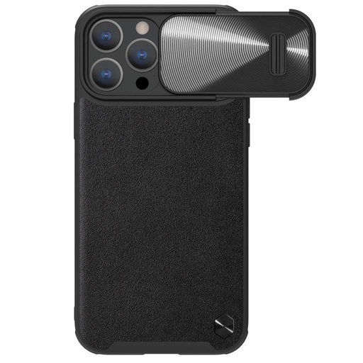 Apple iPhone 14 Pro Max Nillkin CamShield Leather S zaštitna maskica (Crna)