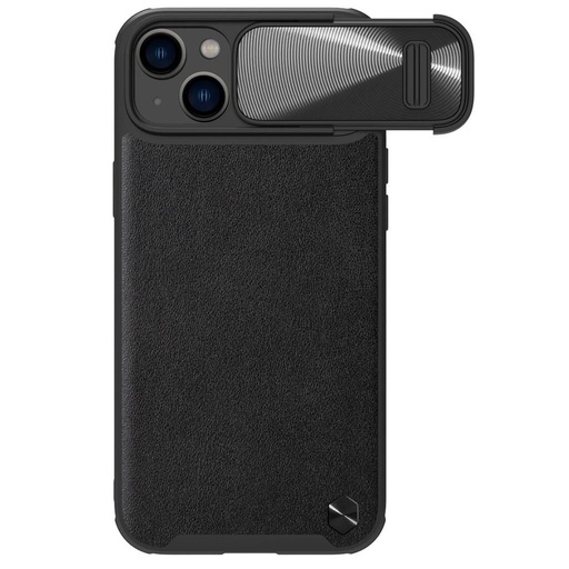 Apple iPhone 14 Plus Nillkin CamShield Leather S zaštitna maskica (Crna)